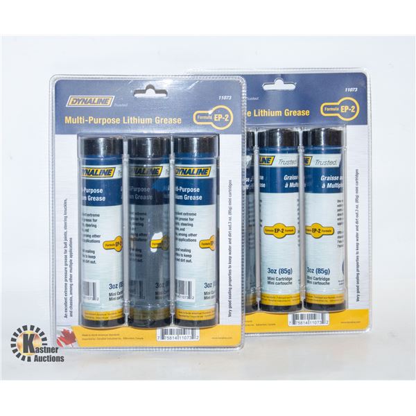 TWO X 3PACKS OF DYNALIINE MULTI PURPOSE