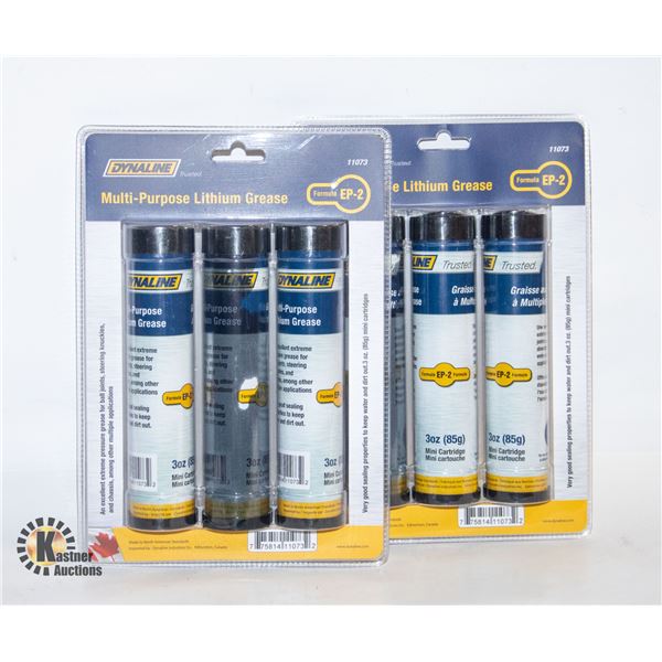 TWO X 3PACKS OF DYNALIINE MULTI PURPOSE