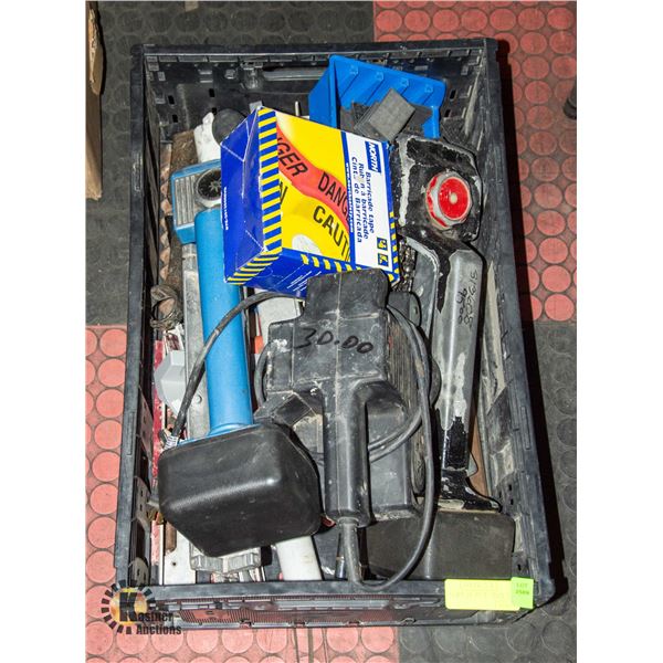 FLAT OF ASSORTED TOOLS