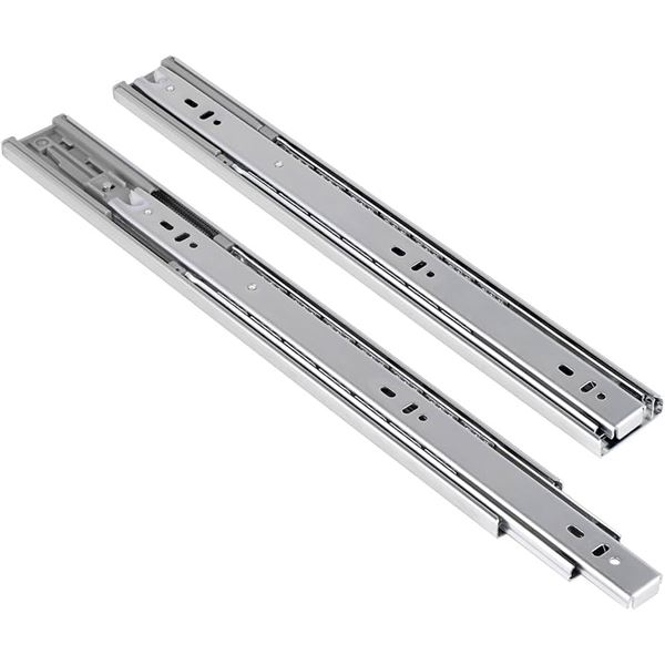 NEW 6 3-FOLD BALL BEARING DRAWERS SLIDE SIDE MOUNT