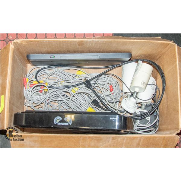USED NIGHT OWL 3 CAMERA SECURITY SYSTEM