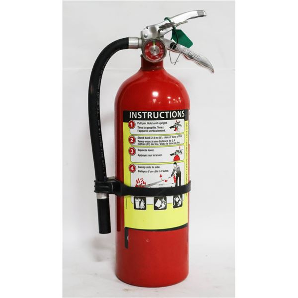 FULLY CHARGED FIRE EXTINGUISHER