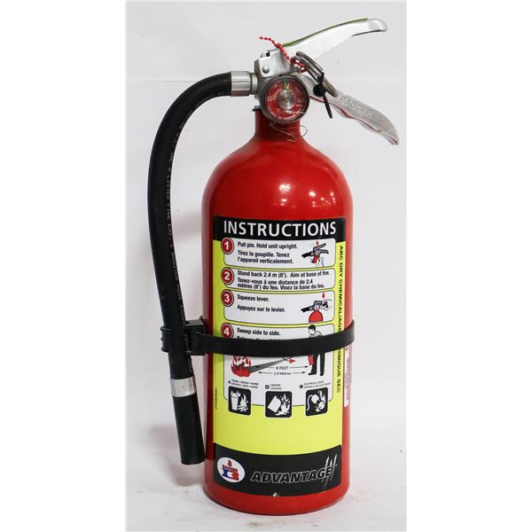 FULLY CHARGED FIRE EXTINGUISHER