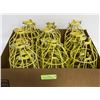 Image 1 : BOX OF 18 METAL EPOXIED LIGHTBULB PROTECTORS -