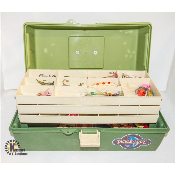 TACKLE BOX WITH HOOKS & ACCESSORIES