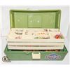 Image 1 : TACKLE BOX WITH HOOKS & ACCESSORIES