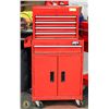 Image 1 : SMALL 2PC TOOLBOX ON WHEELS H-40.5" W-12" L-24"