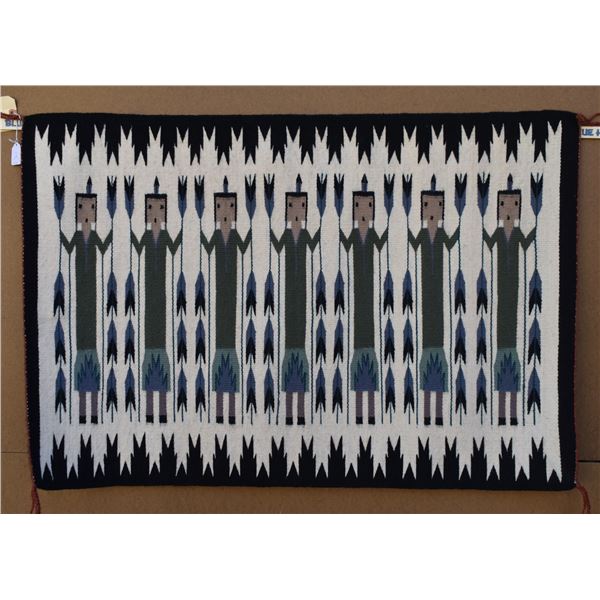 NAVAJO YEI TEXTILE (SARA BEGAY)