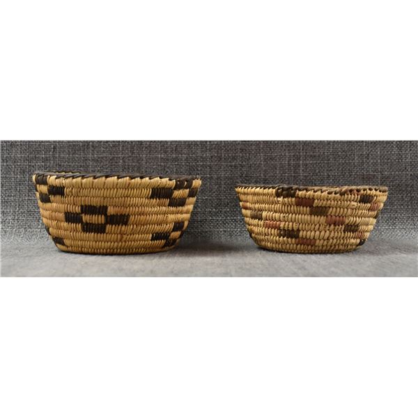 TWO PIMA BASKETRY BOWL