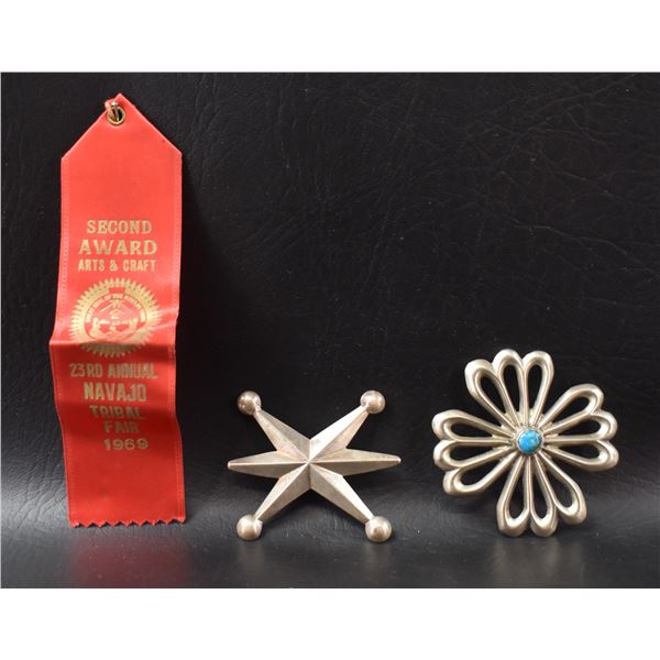 TWO NAVAJO PINS