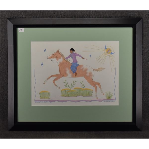 NAVAJO PAINTING (HARRISON BEGAY)