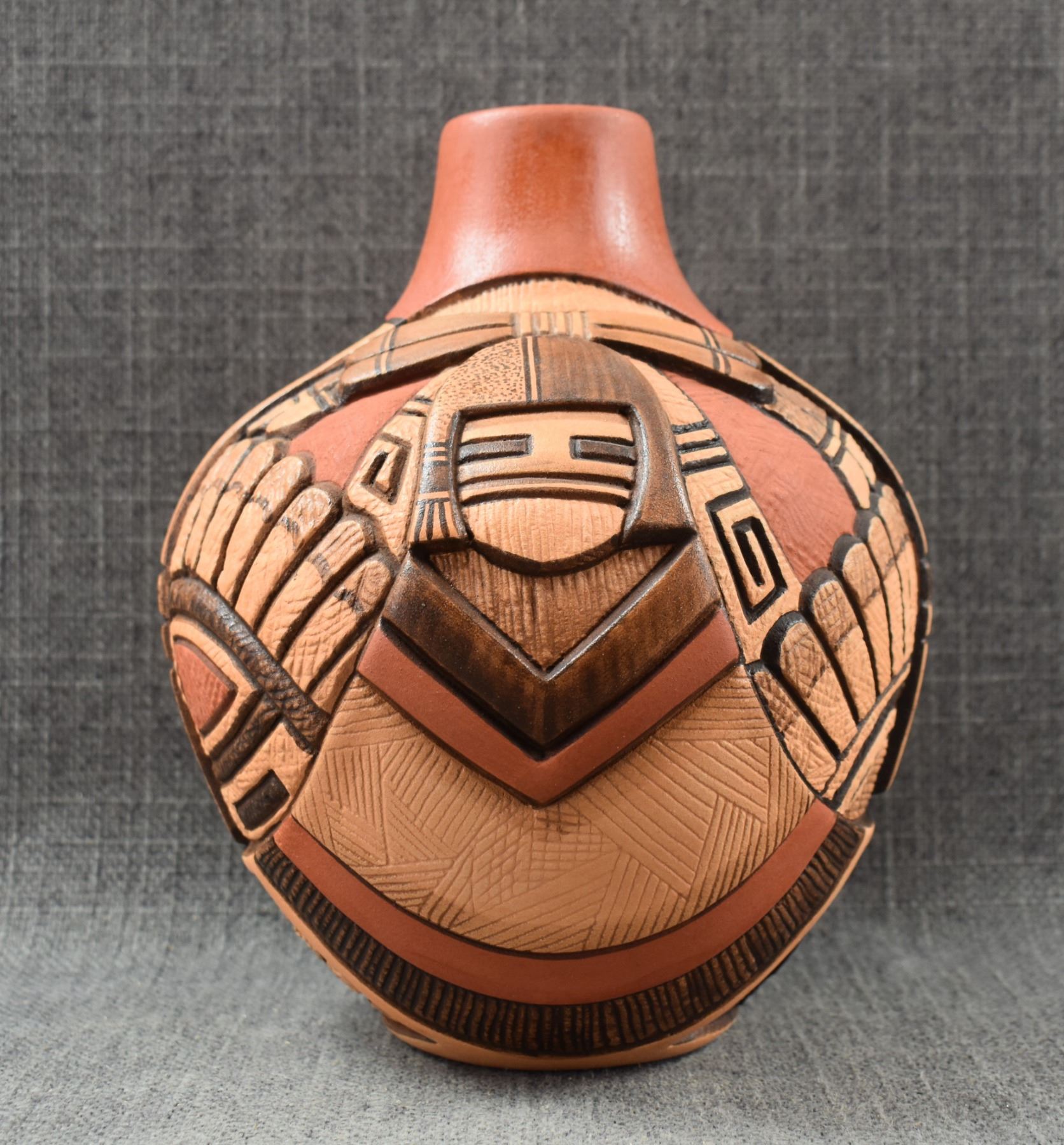 HOPI POTTERY VASE (TOM POLACCA)
