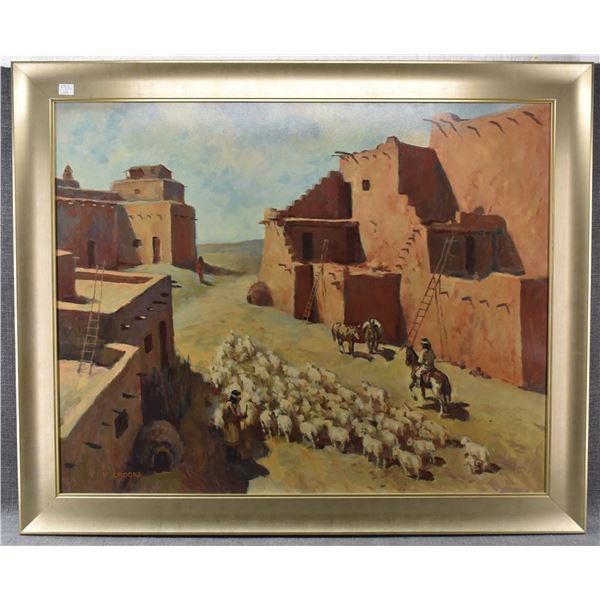 ORIGINAL WESTERN PAINTING (CROOKS)
