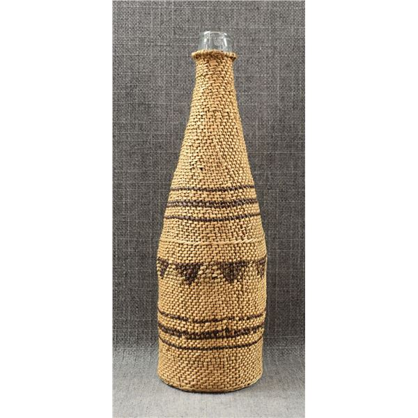 PAIUTE  BASKET COVERED BOTTLE