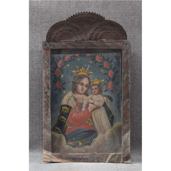 MEXICAN TIN RETABLO