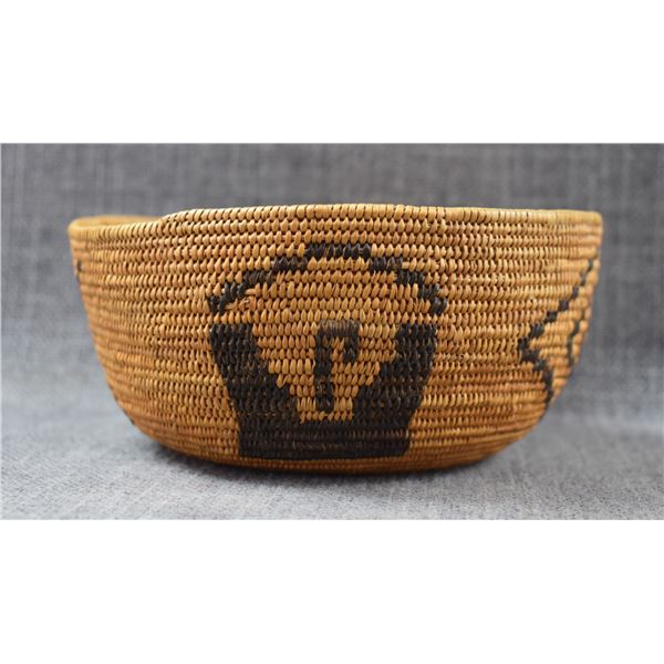 SHOSHONE BASKETRY BOWL
