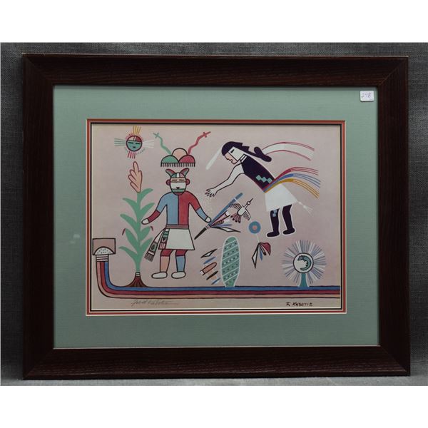 HOPI PRINT (FRED KABOTIE)