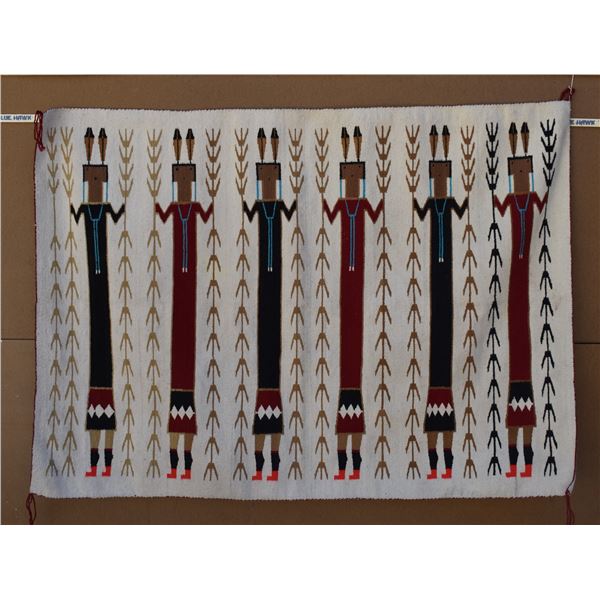 NAVAJO YEI TEXTILE