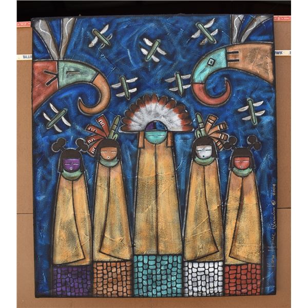 HOPI PAINTING (KEVIN HORACE QUANNIE)