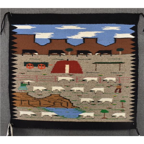 NAVAJO PICTORIAL TEXTILE (COLLEEN CODY)
