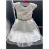 Image 1 : Jona Michelle Girl’s Dress with Lace and Tulle, Size 6