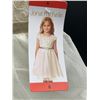 Image 2 : Jona Michelle Girl’s Dress with Lace and Tulle, Size 6