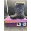 Image 1 : XMTN Girls’ Winter Boots Size 1 with Faux Fur Lining