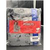 Image 1 : Peanuts Snoopy Ladies 2-Piece Pajama Set in Gray, Size L/G