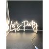 Image 2 : Let’s Party LED Neon Light Sign