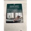 Image 2 : Serenity Home Collection 4-Pack Cotton Washcloths