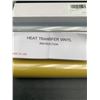 Image 4 : Heat Transfer Vinyl Rolls: 12x10ft Gold & Silver