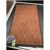 Image 1 : Kohani Studio Door Mat, 18 x 30 Inches, Brown and Black