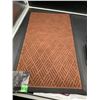 Image 1 : Kohani Studio Door Mat, 18 x 30 Inches, Brown and Black