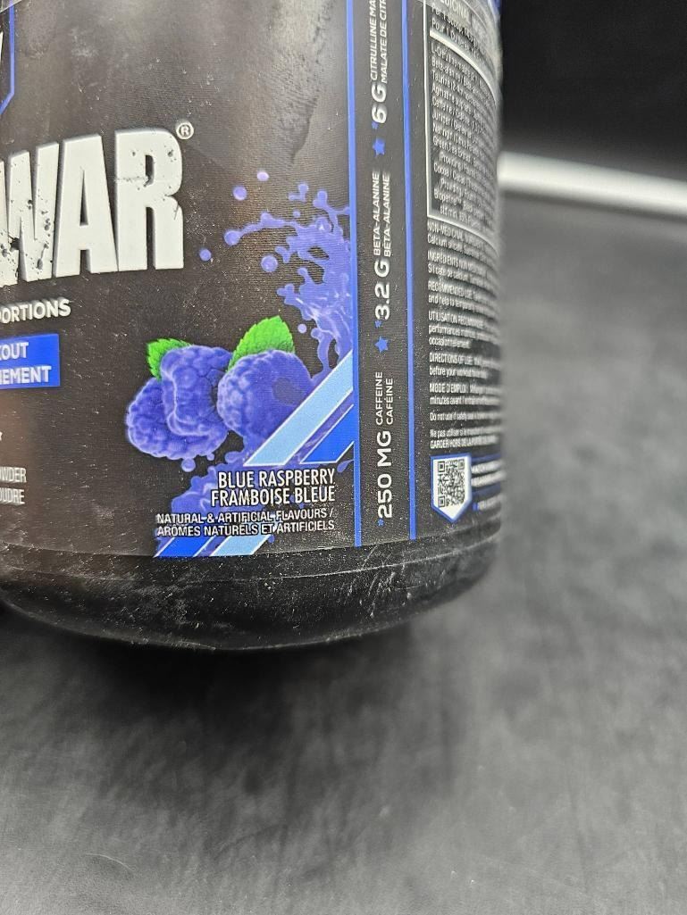 Redcon1 Total War Pre-Workout Powder, Blue Raspberry, 435g