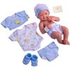 Image 1 : JC Toys – La Newborn 14″ Life-Like Smiling Newborn Doll w/ Accessories