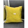 Image 1 : Supioni Citron 20-Inch Feather-Filled Throw Pillow