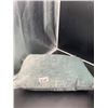 Image 3 : 16×24 Inch Velvet Throw Cushion with Feather Fill