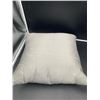Image 4 : Urban Standard Dupioni Silver 20 in. Feather-Filled Throw Pillow