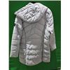 Image 3 : Lole Women’s Light Gray Quilted Jacket with Hood – Women’s XL