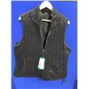 Image 3 : Cable Knit Zip-Up Vest in XL Size