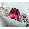 Image 2 : Silver Ruby And Cz Ring, Made in Canada, Suggested Retail Value $160