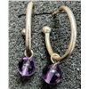 Image 1 : Silver Genuine Gemstone Earrings, Suggested Retail Value $50