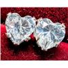 Image 2 : 14K White Gold Cubic Zirconia Earrings, Made in Canada, Suggested Retail Value $120