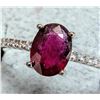 Image 2 : Silver Ruby (1ct) Ring, Suggested Retail Value $120
