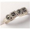 Image 2 : Silver Marcasite Ring, Suggested Retail Value $80