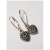 Image 2 : Silver Marcasite Earrings, Suggested Retail Value $80