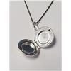 Image 2 : Silver Locket 17" Necklace, Suggested Retail Value $80