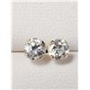 Image 1 : 14K Yellow Gold Cz Earrings, Suggested Retail Value $100