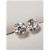 Image 2 : 14K Yellow Gold Cz Earrings, Suggested Retail Value $100