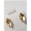 Image 2 : Silver Citrine Earrings, Made in Canada, Suggested Retail Value $100